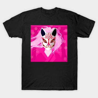 Japanese Kitsune Mask T-Shirt